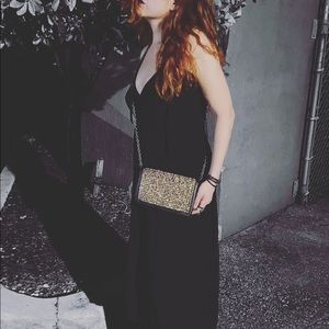 FREE ! With any purchase over $45 ! Gold studded black vegan leather